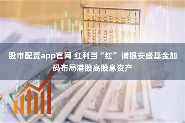 股市配资app官网 红利当“红” 浦银安盛基金加码布局港股高股息资产
